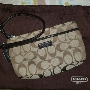 Authentic Coach Wristlet